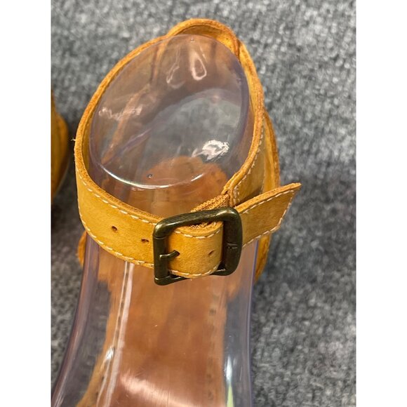 FRYE womens sandels size 8.5M Brown Nutral color Comfy Pre0owned - Picture 10 of 16